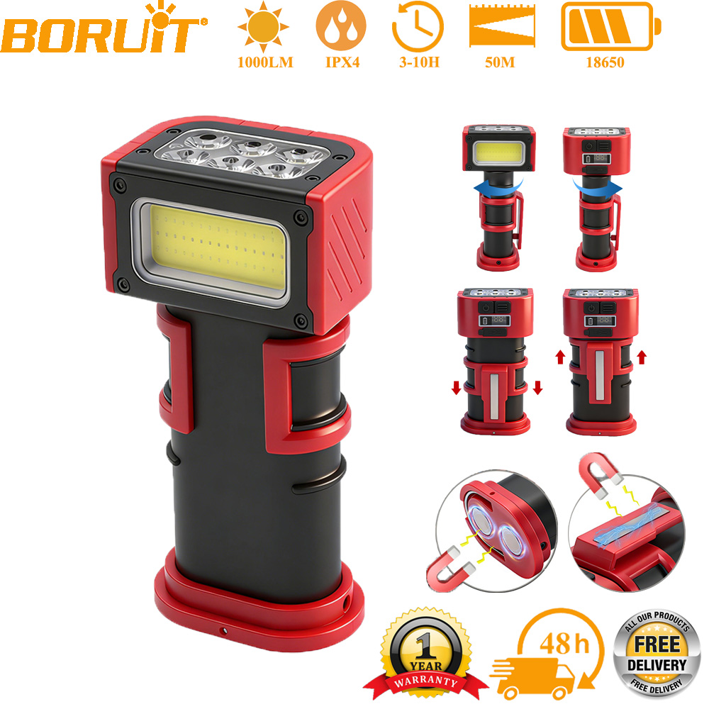 Fishing Equipment Carp - BORUiT COB LED 작업등 1000LM Type-C