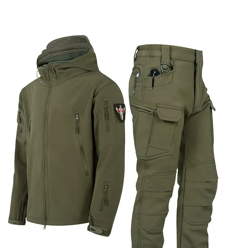 Fly Fishing Set - 2024 겨울 의류 소프트 쉘 방풍