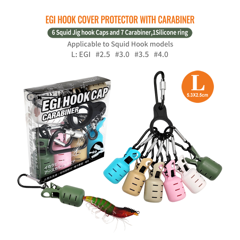 새로운 오징어 지그 미끼 보호기 키트 6pcs Webf - Fishing Equipment Carp 리뷰 및 가격